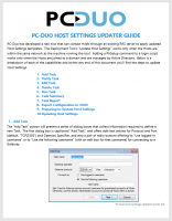 PC-Duo Host Settings Updater 10