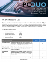 PC-Duo Editions and Features