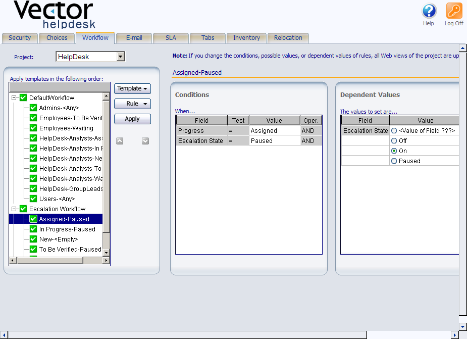 Help Desk Issue Tracking Software Sla Based Issue Workflow